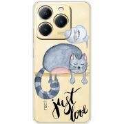 Прозорий чохол BoxFace Realme 15T Just Love