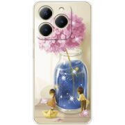 Чохол зі стразами Realme 15T Little Boy and Girl