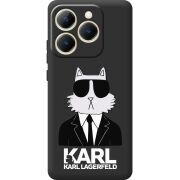 Чорний чохол BoxFace Realme 15T Cat in Black