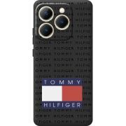 Чорний чохол BoxFace Realme 15T Tommy Print