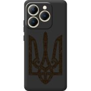 Чорний чохол BoxFace Realme 15T Ukrainian Trident
