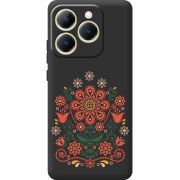 Чорний чохол BoxFace Realme 15T Ukrainian Ornament