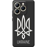 Чорний чохол BoxFace Realme 15T Тризуб монограмма ukraine