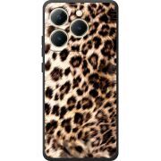 Чорний чохол BoxFace Realme 15T Леопардовий