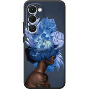 Чохол BoxFace Tecno Spark 40 Pro Plus Exquisite Blue Flowers