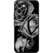 Чохол BoxFace Tecno Spark 40 Pro Plus Black and White Roses
