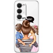 Прозорий чохол BoxFace Tecno Spark 40 Pro Plus Super Mama