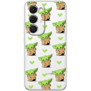 Прозорий чохол BoxFace Tecno Spark 40 Pro Plus Pattern Baby Yoda