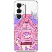 Прозорий чохол BoxFace Tecno Spark 40 Pro Plus Wiked Lady