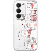 Прозорий чохол BoxFace Tecno Spark 40 Pro Plus The Friendly Beasts