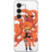 Прозорий чохол BoxFace Tecno Spark 40 Pro Plus Naruto and Kurama