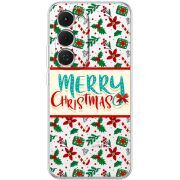 Прозорий чохол BoxFace Tecno Spark 40 Pro Plus Vintage Christmas Pattern