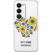 Прозорий чохол BoxFace Tecno Spark 40 Pro Plus Все буде Україна