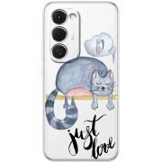 Прозорий чохол BoxFace Tecno Spark 40 Pro Plus Just Love