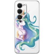Чохол зі стразами Tecno Spark 40 Pro Plus Unicorn Queen
