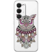 Чохол зі стразами Tecno Spark 40 Pro Plus Owl