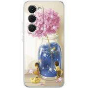 Чохол зі стразами Tecno Spark 40 Pro Plus Little Boy and Girl