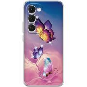 Чохол зі стразами Tecno Spark 40 Pro Plus Butterflies