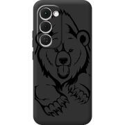 Чорний чохол BoxFace Tecno Spark 40 Pro Plus Grizzly Bear