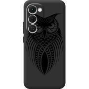 Чорний чохол BoxFace Tecno Spark 40 Pro Plus Owl