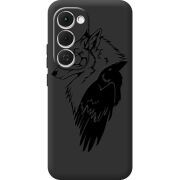 Чорний чохол BoxFace Tecno Spark 40 Pro Plus Wolf and Raven