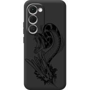 Чорний чохол BoxFace Tecno Spark 40 Pro Plus Snake