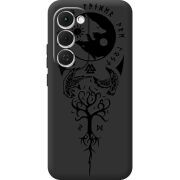 Чорний чохол BoxFace Tecno Spark 40 Pro Plus Hugin and Munin