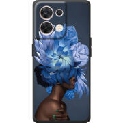 Чохол BoxFace OPPO Reno 8 5G Exquisite Blue Flowers