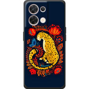 Чохол BoxFace OPPO Reno 8 5G Petrykivka Leopard