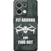 Чохол BoxFace OPPO Reno 8 5G Дрон Fly Around