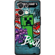 Чохол BoxFace OPPO Reno 8 5G Minecraft Graffiti