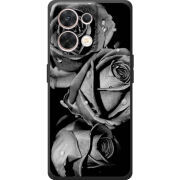 Чохол BoxFace OPPO Reno 8 5G Black and White Roses