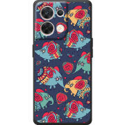 Чохол BoxFace OPPO Reno 8 5G Flying Elephants