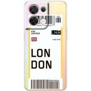 Прозорий чохол BoxFace OPPO Reno 8 5G Ticket London