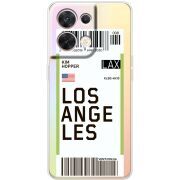 Прозорий чохол BoxFace OPPO Reno 8 5G Ticket Los Angeles