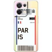 Прозорий чохол BoxFace OPPO Reno 8 5G Ticket Paris