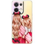 Прозорий чохол BoxFace OPPO Reno 8 5G Mouse Girls