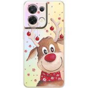 Прозорий чохол BoxFace OPPO Reno 8 5G Winter Deer