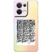 Прозорий чохол BoxFace OPPO Reno 8 5G Blah Blah
