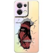 Прозорий чохол BoxFace OPPO Reno 8 5G Нападение Титана