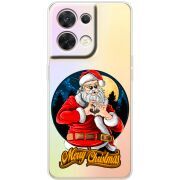 Прозорий чохол BoxFace OPPO Reno 8 5G Cool Santa