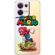 Прозорий чохол BoxFace OPPO Reno 8 5G Super Mario
