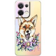 Прозорий чохол BoxFace OPPO Reno 8 5G Winking Fox