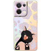 Прозорий чохол BoxFace OPPO Reno 8 5G Meow