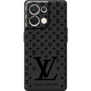 Чорний чохол BoxFace OPPO Reno 8 5G LV Style