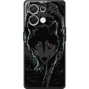 Чорний чохол BoxFace OPPO Reno 8 5G Wolf