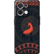 Чорний чохол BoxFace OPPO Reno 8 5G Ornament