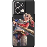 Чорний чохол BoxFace OPPO Reno 8 5G Happy Harley Quinn