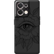 Чорний чохол BoxFace OPPO Reno 8 5G Eye