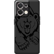 Чорний чохол BoxFace OPPO Reno 8 5G Grizzly Bear